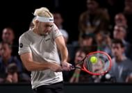 Taylor Fritz's blonde look at the Rolex Paris Masters 2024 - Image Source: Getty